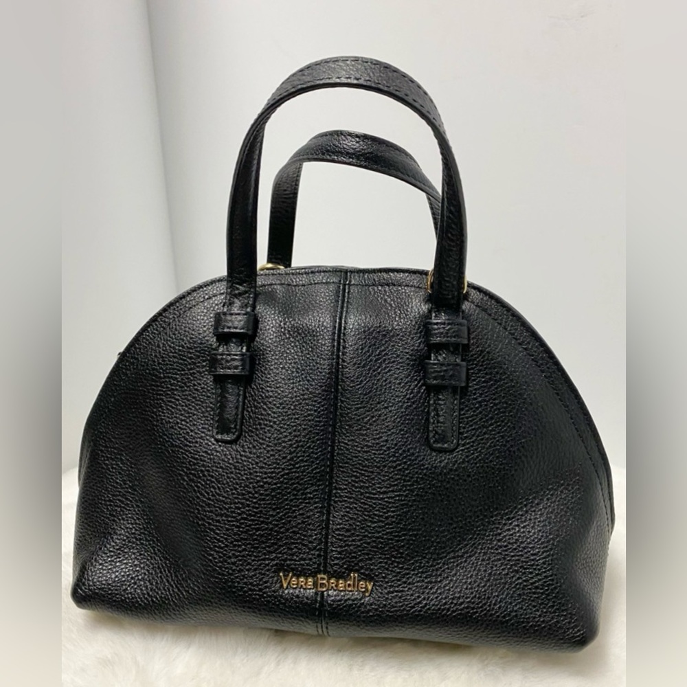 EUC Vera Bradley Diana Satchel Black